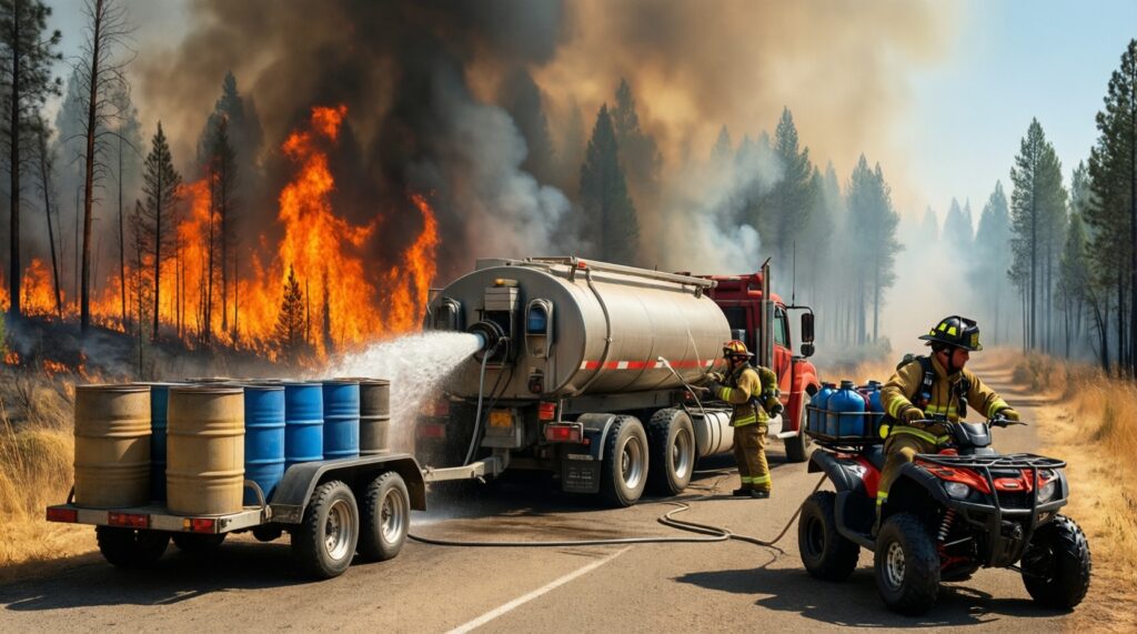 Лесные пожары и профилактика: техника, волонтёры, причины возгораний и штрафы - иллюстрация